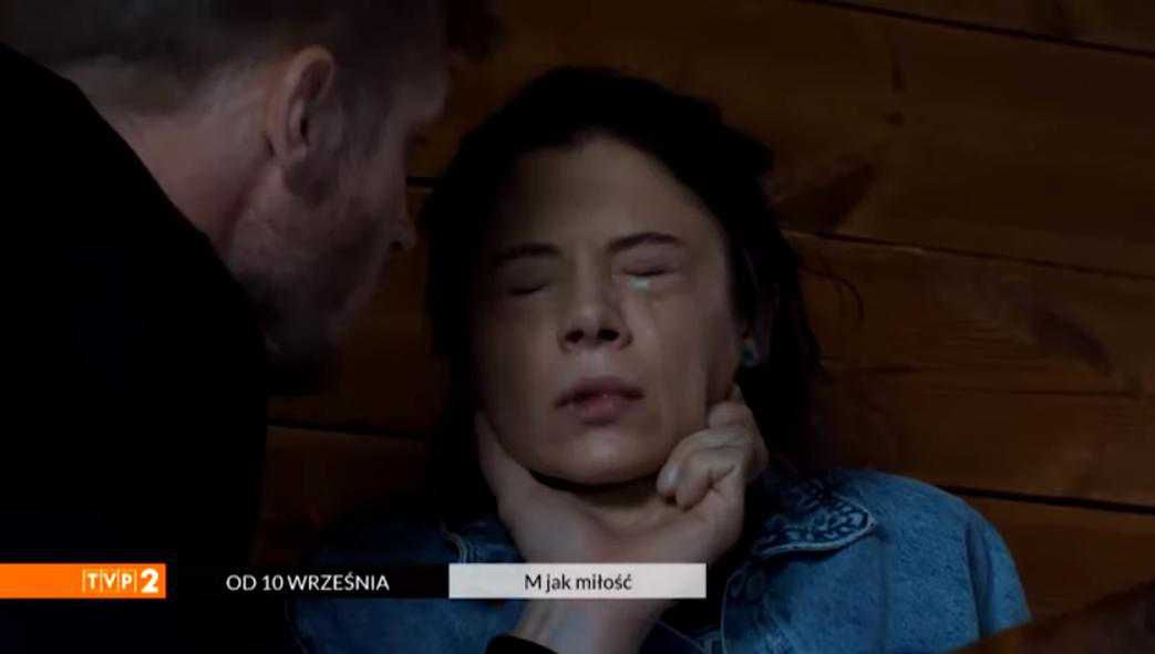 M jak miłość po wakacjach 2019, Iza (Adriana Kalska), Artur (Tomasz Ciachorowski)