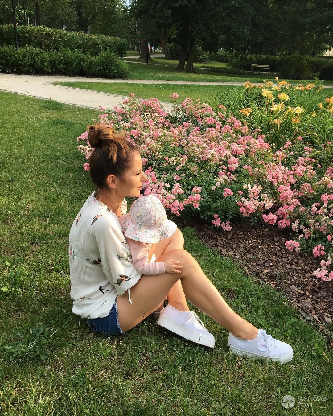 Paulina Sykut z córką Różą