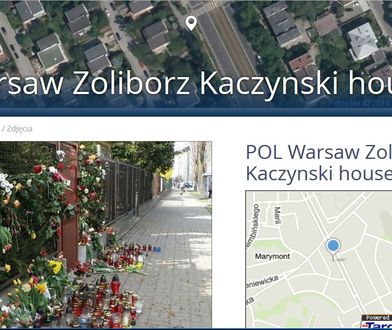 "Kaczyński house" już oficjalnie na mapie nawigacji Targeo