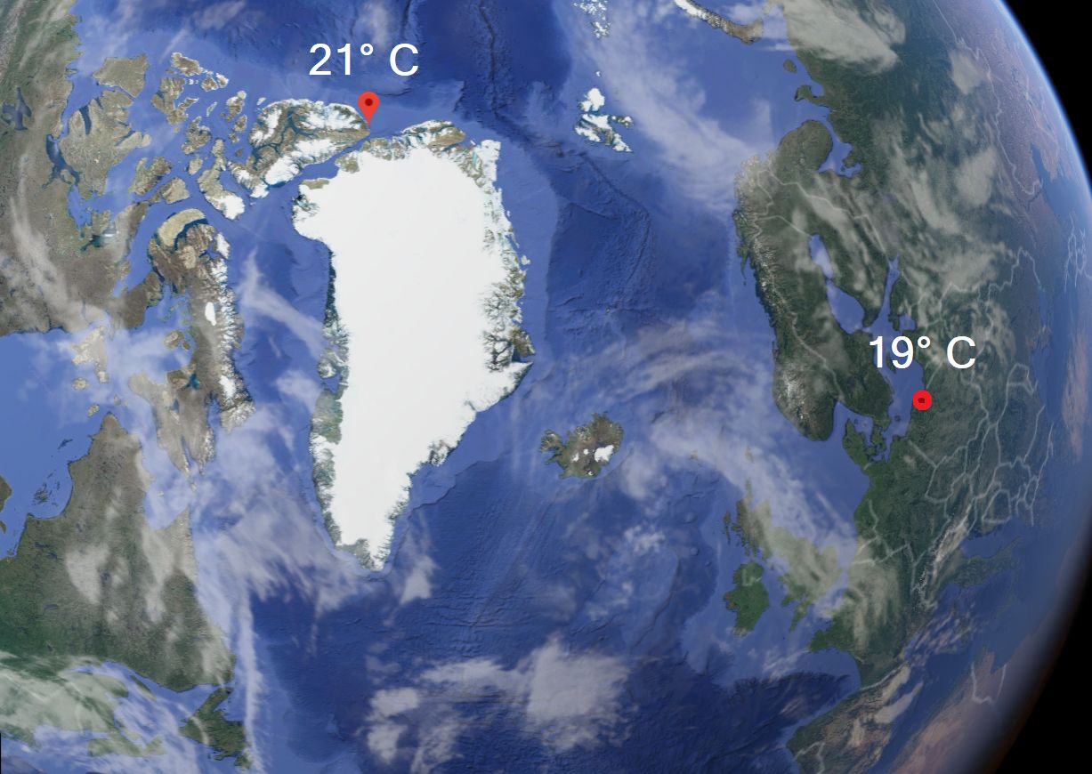 Pogoda. Fala upałów w... Arktyce. 21 stopni w Alert