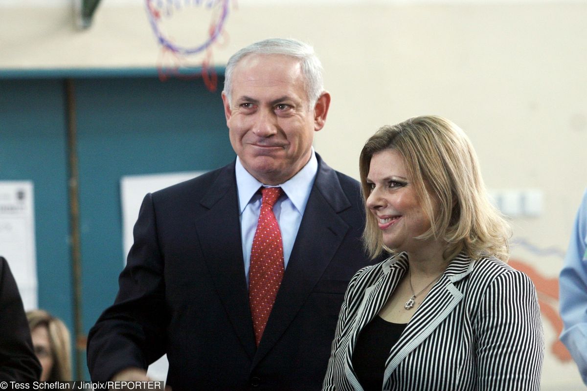 Wizyta premiera Netanjahu i jego żony na lotnisku w Kijowie zakończyła się medialną burzą