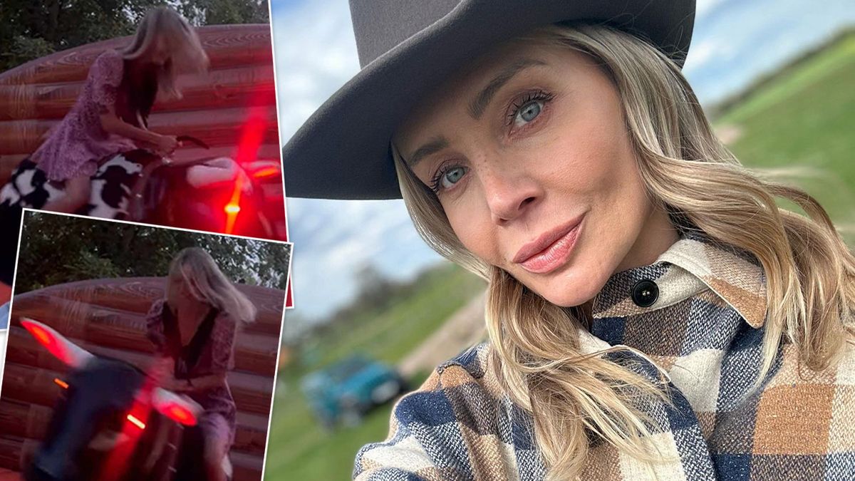 Agnieszka Woźniak-Starak ujeżdża byka