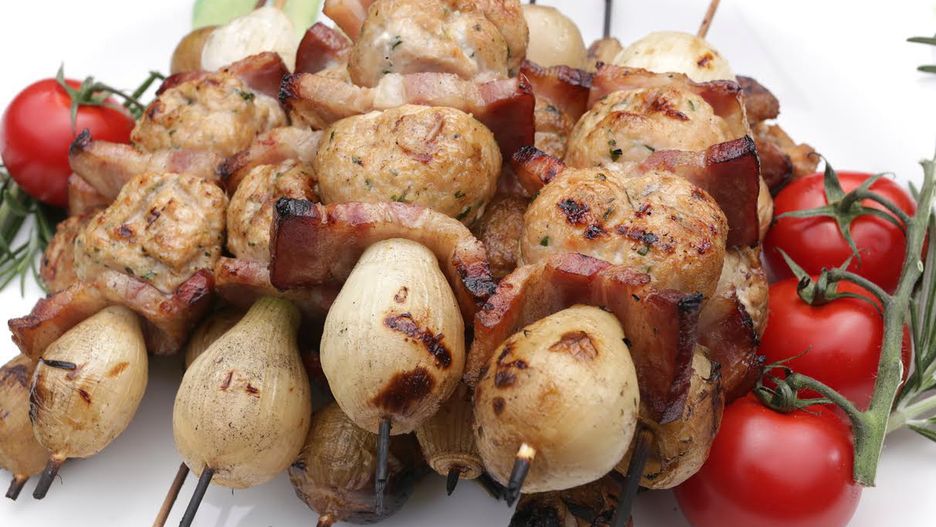 Szaszłyki drobiowe z rusztu