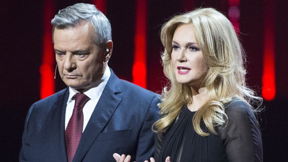 Jerzy Baczyński i Grażyna Torbicka na scenie Teatru Wielkiego