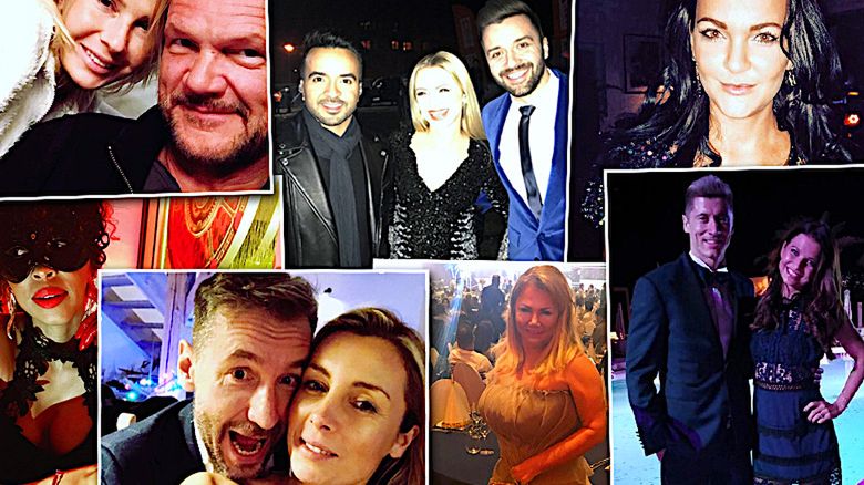 sylwester 2017 gwiazdy Instagram