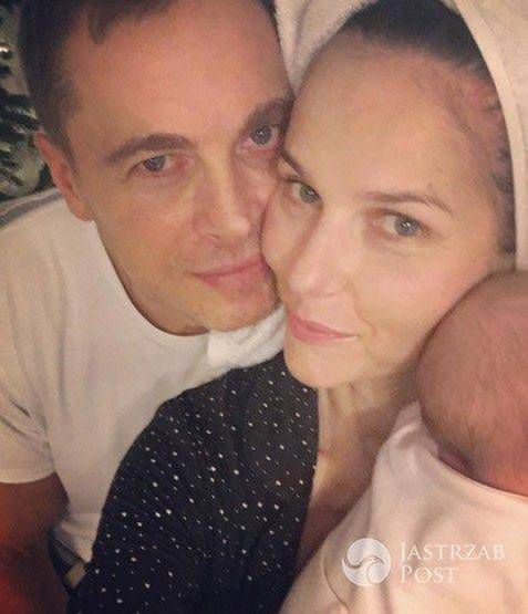 Paulina Sykut-Jeżyna z córką podczas Sylwestra