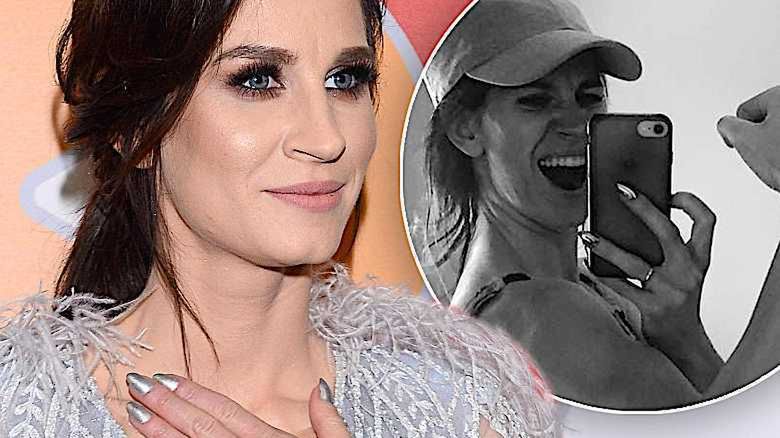 Sylwia Grzeszczak w staniku