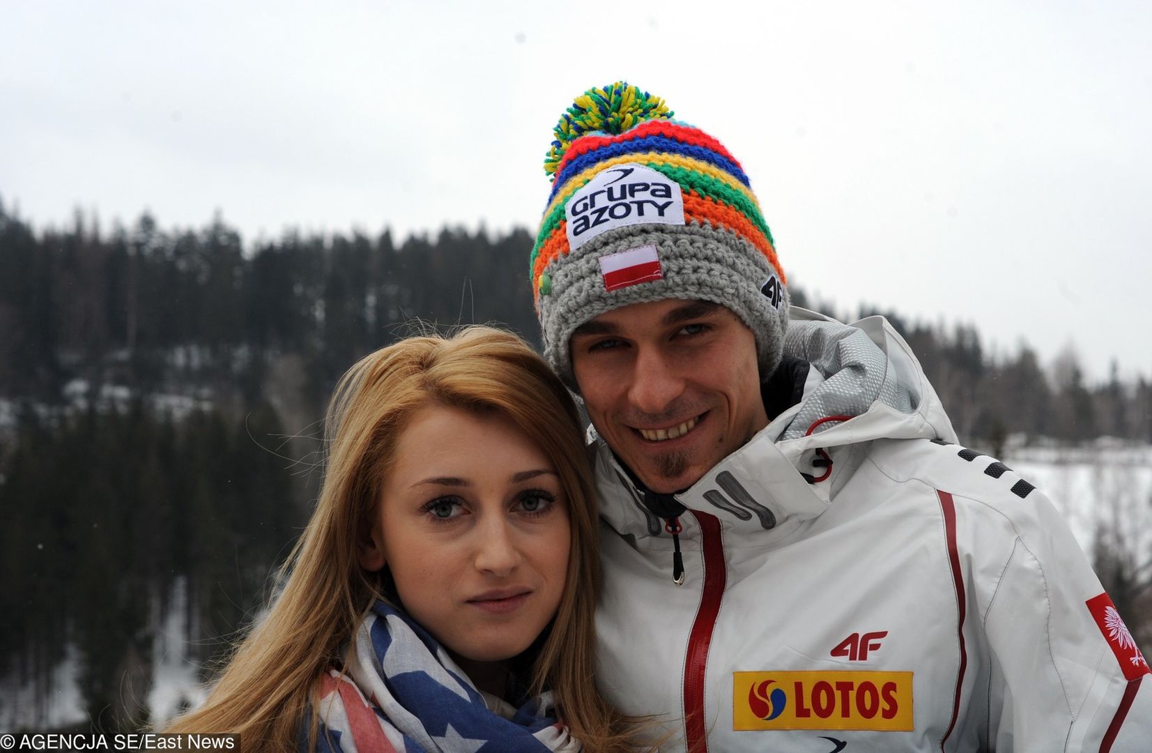 Justyna i Piotr Żyła