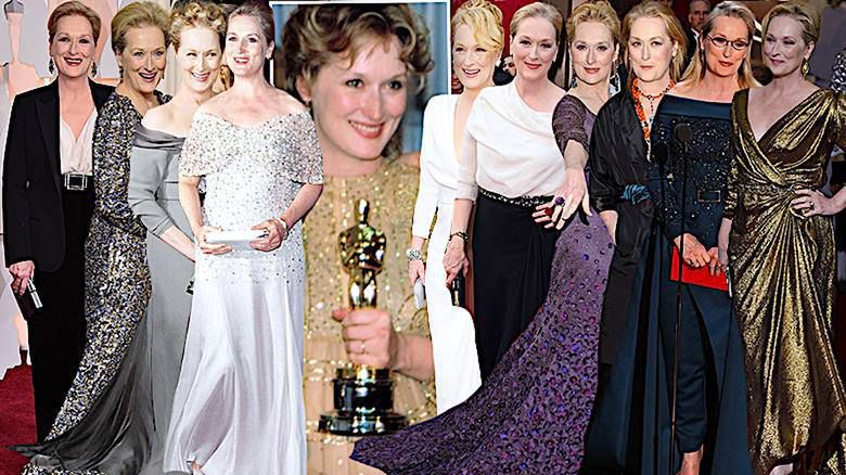 Meryl Streep Oscary, stylizacje, wygrane, nominacje