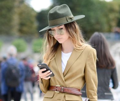 STREET STYLE: Khaki zestaw do pracy