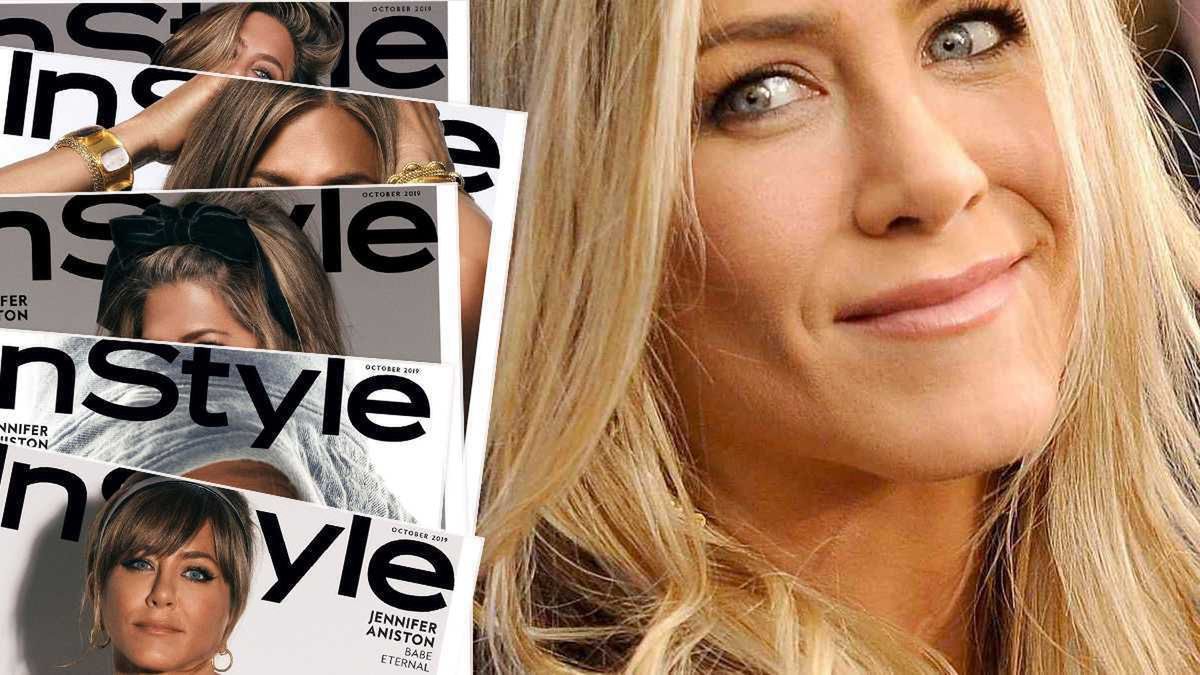 Jennifer Aniston okładki InStyle