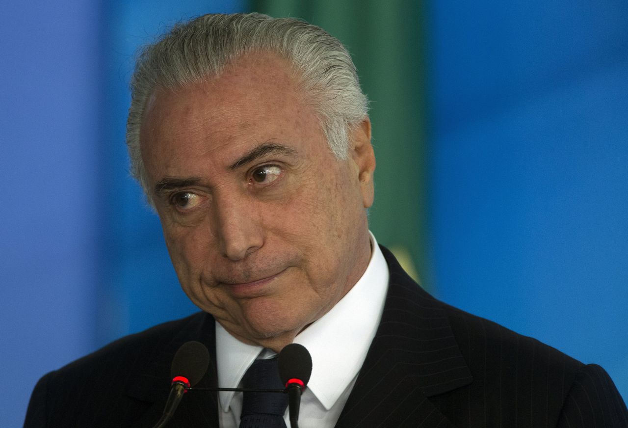 Brazylijski prezydent oskarżony o korupcję. Może jednak spać spokojnie