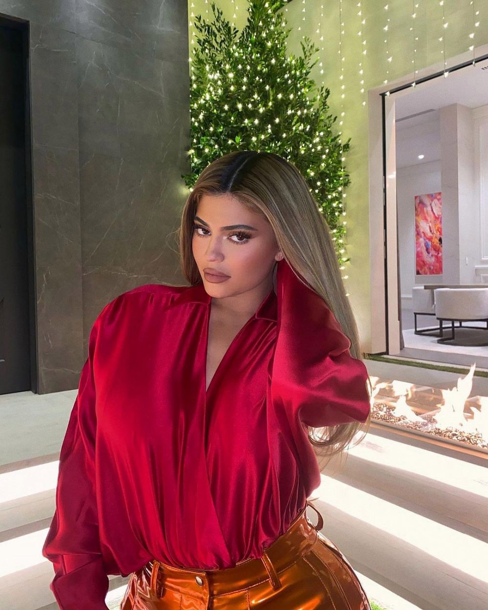 Kylie Jenner - choinki gwiazd 2020