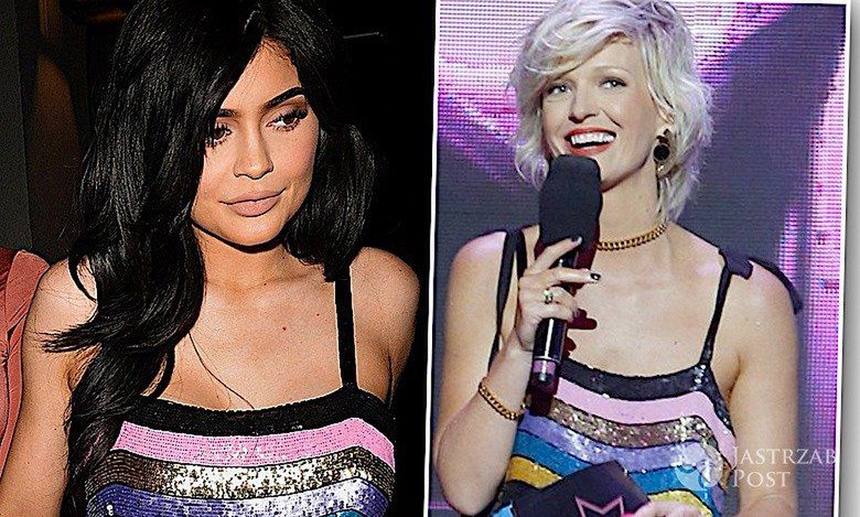 Magda Mołek i Kylie Jenner w sukience Attico