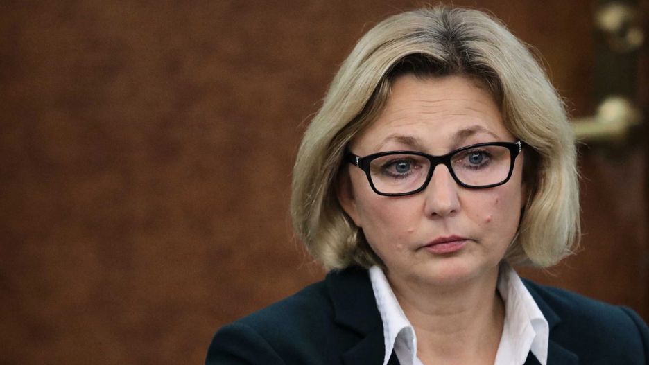 Małgorzata Motylow podczas posiedzenia komisji