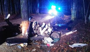 Śmiertelny wypadek na trasie Naterki - Kudypy. Zginął 22-latek