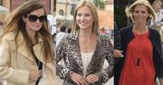 Joanna Moro w panterce, Marysia Niklińska w spodniach i Izabela Zwierzyńska w seksownej czerwieni na ślubie Anny Gzyry
