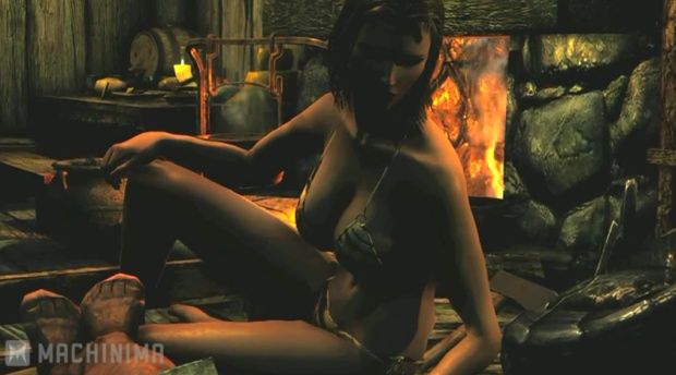 Poranne WTF: miss Bikini prowincji Skyrim [WIDEO]