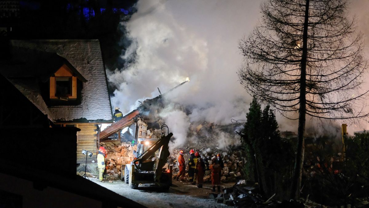 Szczyrk. Po wybuchu gazu zawalił się budynek. W środku mogą być ludzie