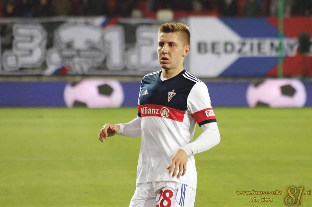 Maciek, zawodnik Górnika Zabrze i tegoroczny maturzysta 