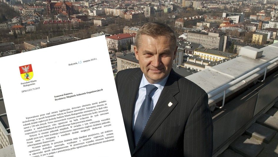 Prezydent Białegostoku Tadeusz Truskolaski.