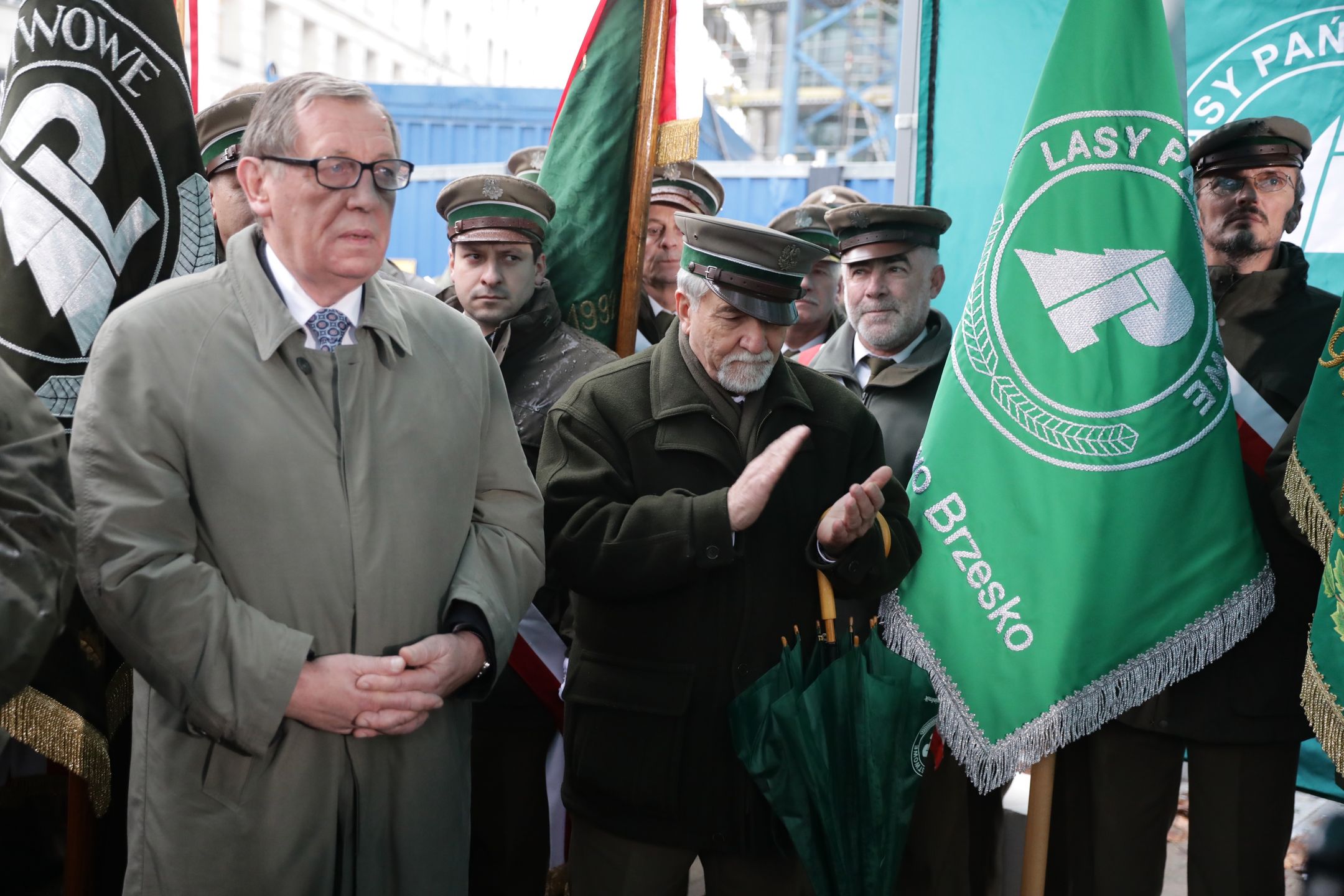 Jan Szyszko z kuzynem Jarosława Kaczyńskiego, Konradem Tomaszewskim 