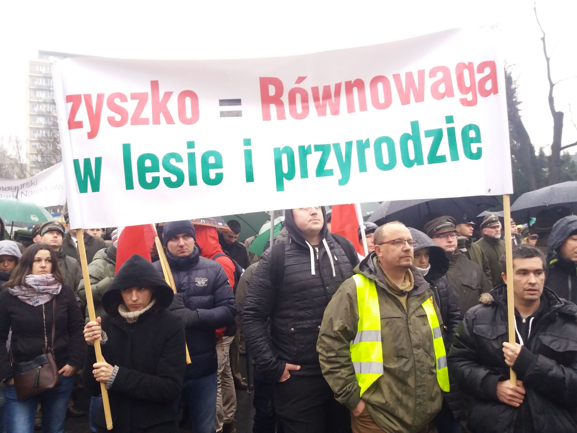 Wiec poparcia dla ministra Szyszki 