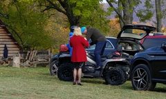 Spotkaliśmy ministra Szyszkę w Cisnej. Jeździł quadem i podziwiał Bieszczady