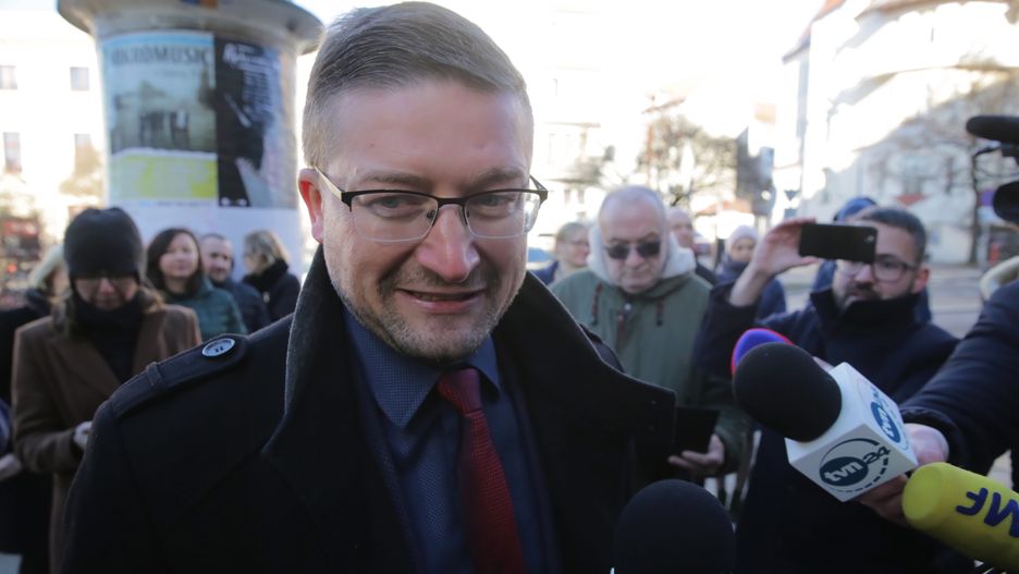 Olsztyn. Paweł Juszczyszyn stawił się w Sądzie Rejonowym