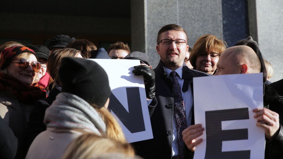 Maciej Nawacki podarł apel ws. sędziego Pawła Juszczyszyna