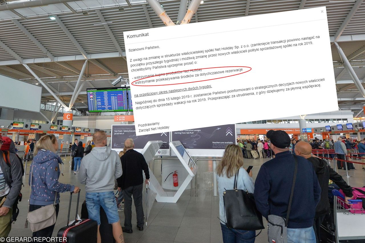 Net Holiday wstrzymał sprzedaż wycieczek. Komunikat do klientów: nie płaćcie