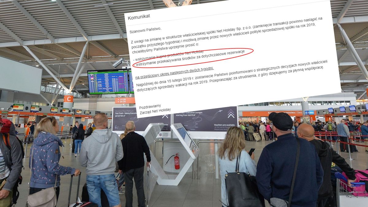 Klienci biura dostali komunikat, aby nie płacić za zarezerwowane wyjazdy 