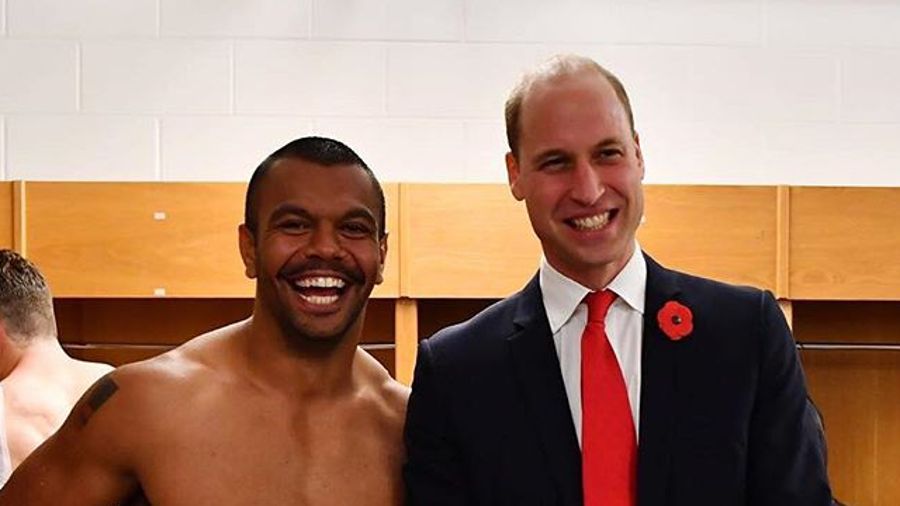 Rugbysta zaskoczył księcia Williama