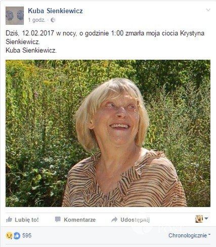 Nie żyje Krystyna Sienkiewicz