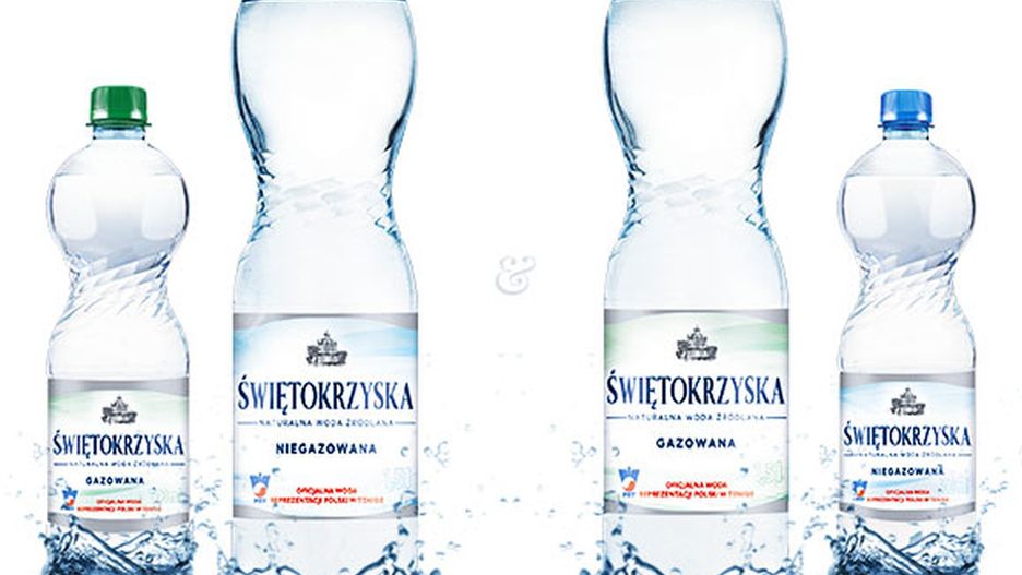 Ostrzeżenie dotyczące wody źródlanej - nie należy jej spożywać. 