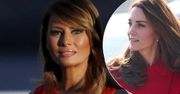 Opalona Melania Trump w czerwonej sukni we Francji. Księżna Kate padnie z zazdrości, jak ją zobaczy