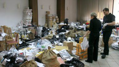 Wszystkie cenne rzeczy znajdowane podczas rozbiórki trafiają do policyjnego depozytu