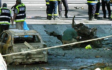 Eksplozja samochodu w Madrycie