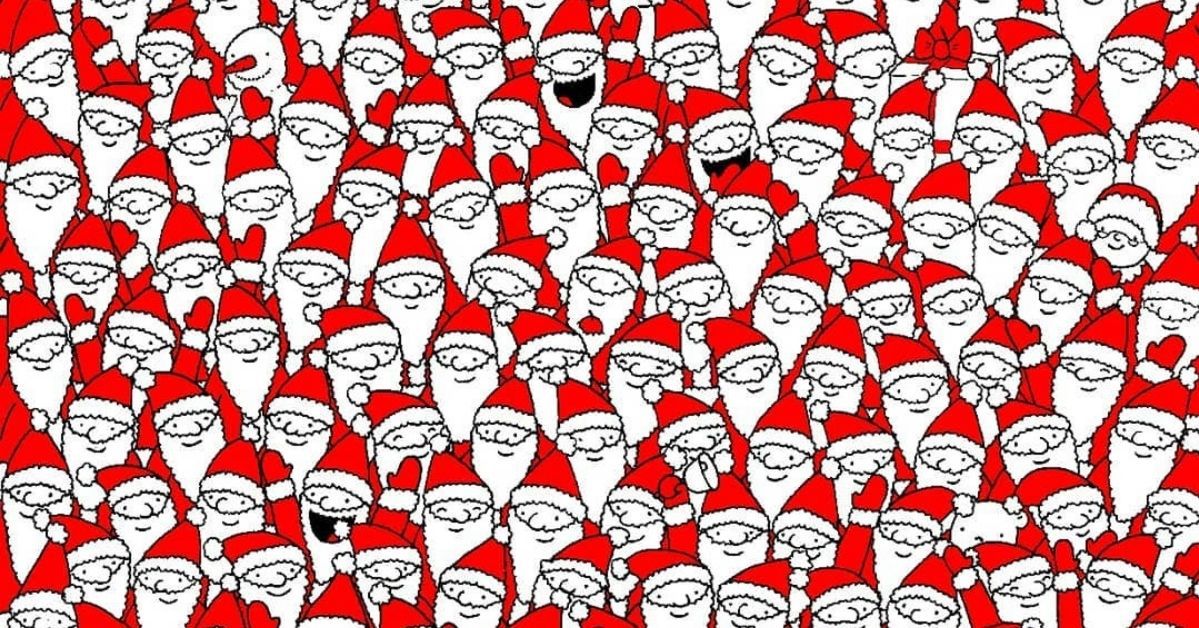 Among the Crowd of Santas There Is Someone Hiding, It’s Time to Start the Christmas Hunt!