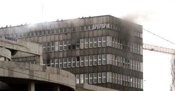 Pożar we wrocławskim Instytucie Chemii ugaszony