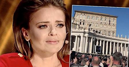 Edyta Herbuś zalała się łzami podczas wystąpienia papieża! Gwiazda zrobiła coś niezwykłego dla najbliższej osoby! [WIDEO]