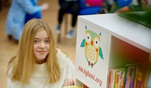 "Zaczytani" - Dzieci czytają dzieciom. Otwarcie biblioteki małego pacjenta z Gabrysią Raczyńską