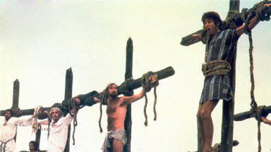 Scena z filmu "Żywot Briana"