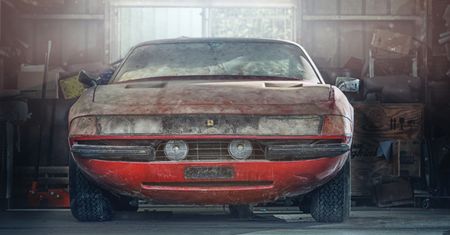 Ferrari znalezione w stodole. Nie ma takiego drugiego