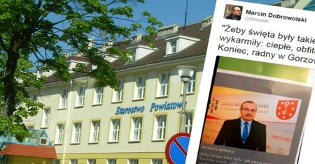 "Żeby święta były jak piersi". Radny z Gorzowa "zaszalał" z życzeniami