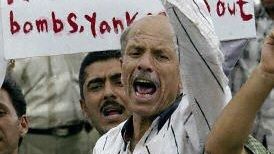 Antyamerykańska demonstracja w Bagdadzie