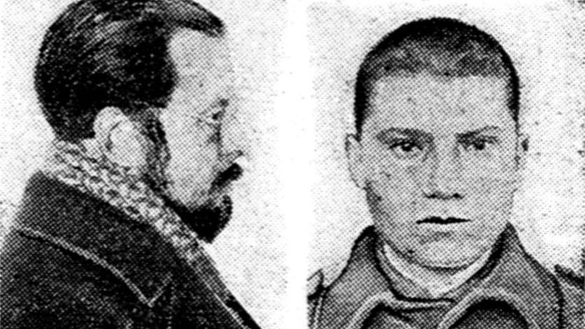Szpiegostwo było poważnym problemem odrodzonej Polski. Na ilustracji zdjęcia Franciszka Hryhorowicza (z lewej) i Michała Godzieńca zamieszone w prasie w związku z wytoczonym im w 1929 roku procesem o szpiegostwo