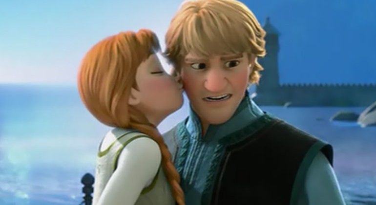 Pocałunki w bajkach - Anna i Kristoff
