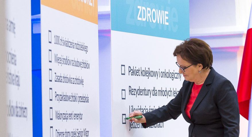 Premier Ewa Kopacz podsumowała rok swoich rządów – co z systemem opieki zdrowotnej?