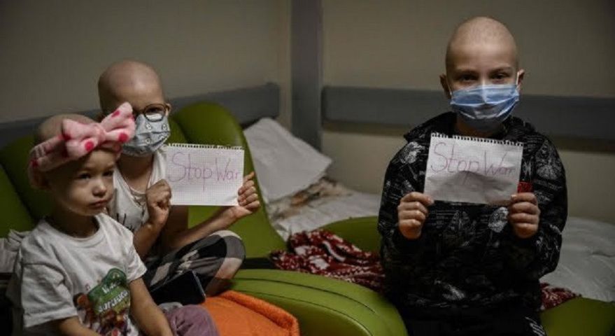 Kijów. Dzieci ze szpitala onkologicznego